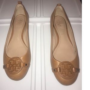 Brown Tory Burch Flats